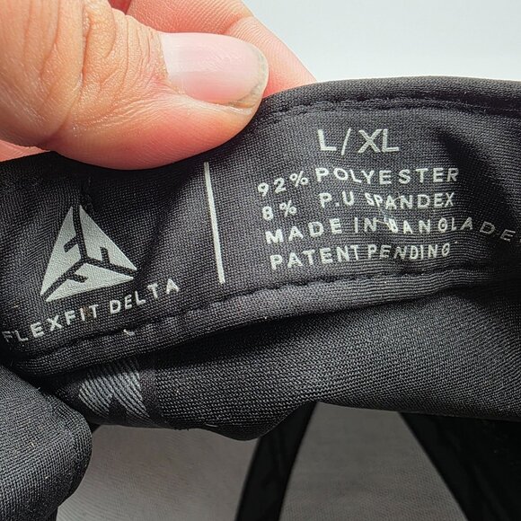 AG Green Label Adults L/XL Black Flexfit Golf Hat Delta Cap Casual Athletic - Picture 6 of 10